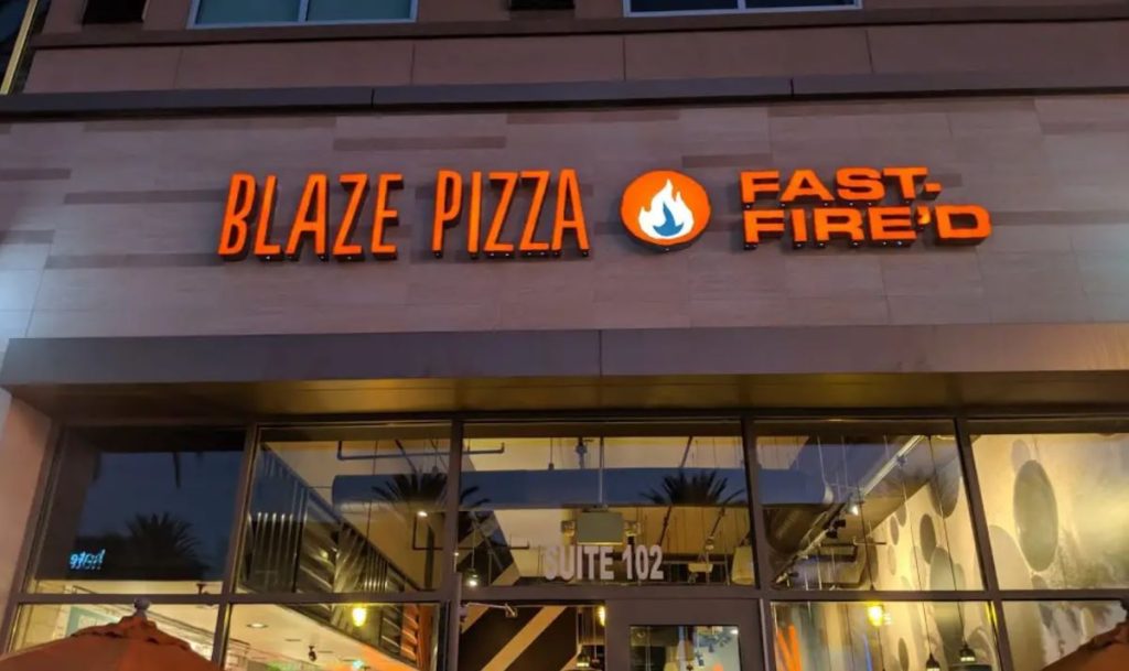 blaze pizza menu