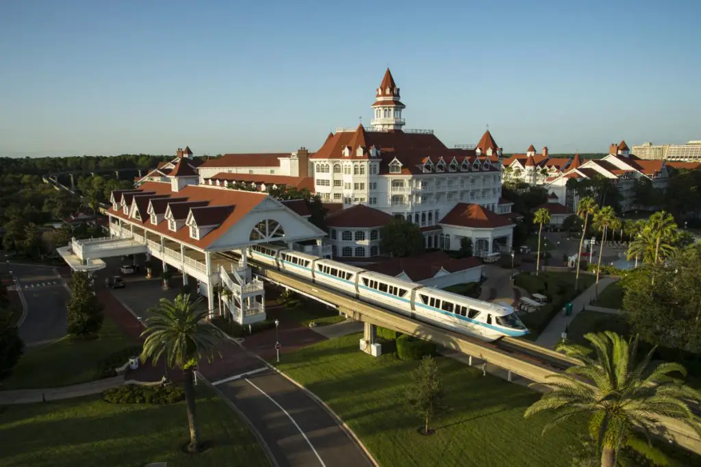 Disney monorail hotels Grand Floridian Resort