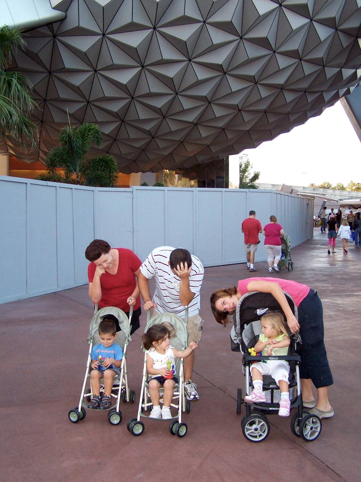 strollers at EPCOT
